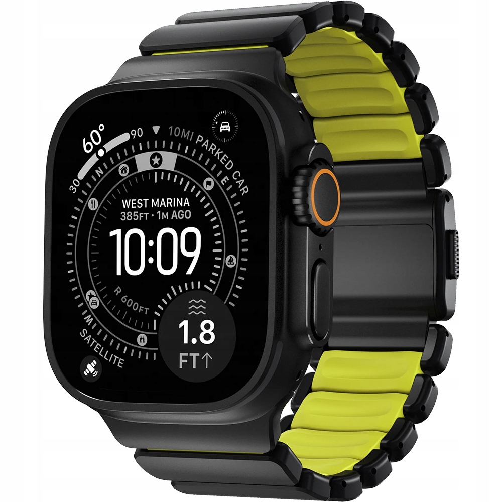 Titánový náramok na hodinky pre Apple Watch 49/46/45/44 mm, elegantný Nomad