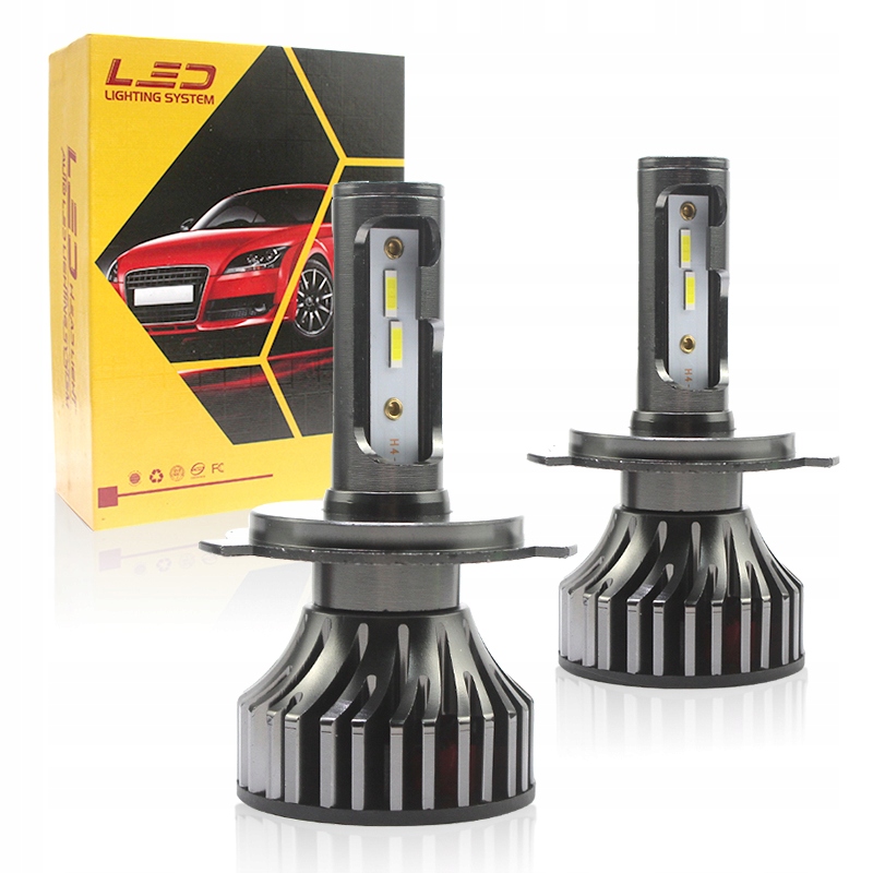 

Mini Żarówki X-treme Led H4 Cree 100W 20000LM Małe