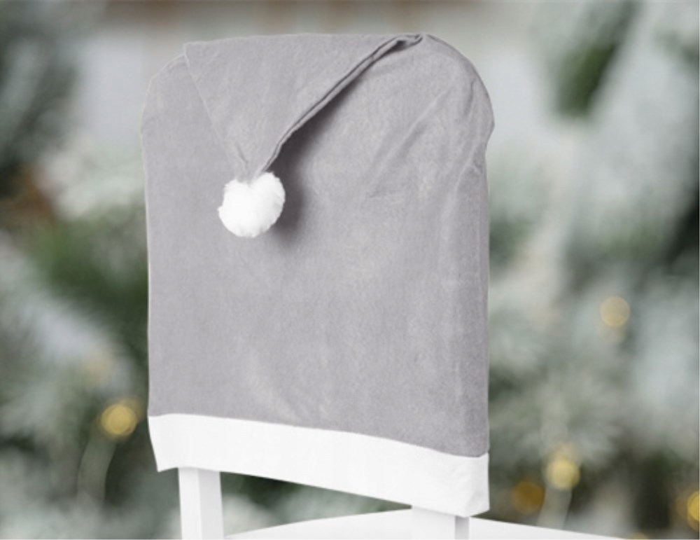 POKROWIEC NA KRZESŁO CZAPKA MIKOŁAJA ŚWIĄTECZNY Marka inna