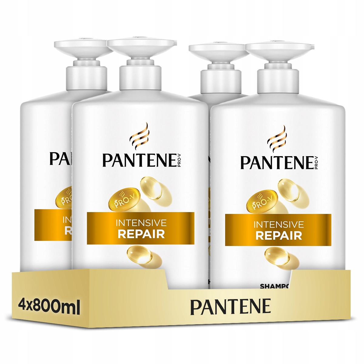 Pantene Pro-V Repair&Protect Szampon z pompką do włosów suchych 4x800ml