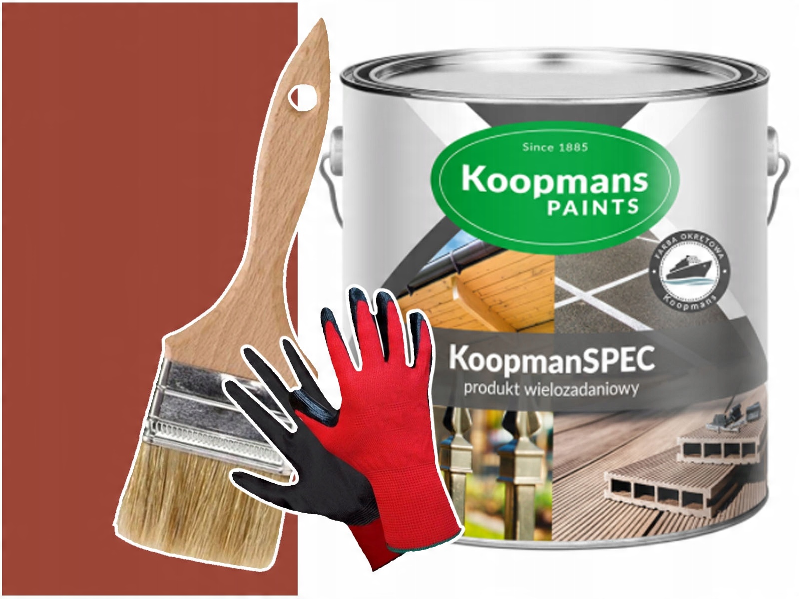 

KoopmanSPEC Farba do metalu betonu Miedziany 0,25L