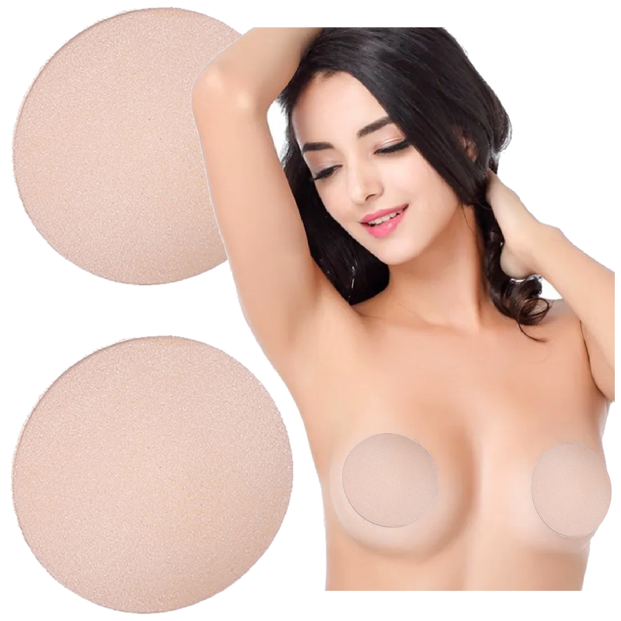 NASUTNIKI NAKLEJKI NA SUTKI OSŁONKI NA BRODAWKI PLASTRY SILIKONOWE PIERSI