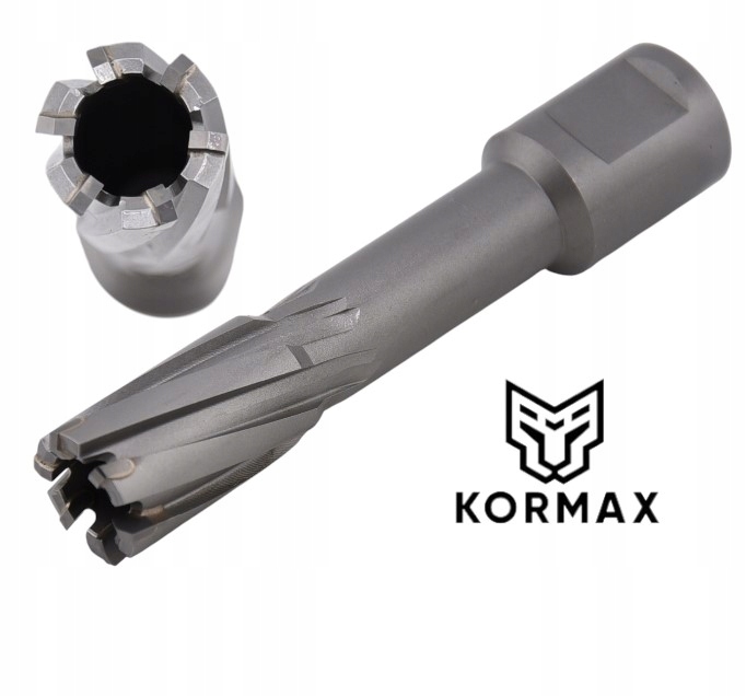 Frez trepanacyjny z węglikiem 18 x 50mm wiertło rurowe 18x50 Weldon Kormax