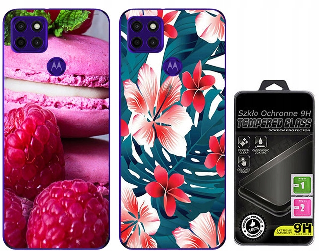

2 x Etui Silikon Do Motorola Moto G9 Power Szkło