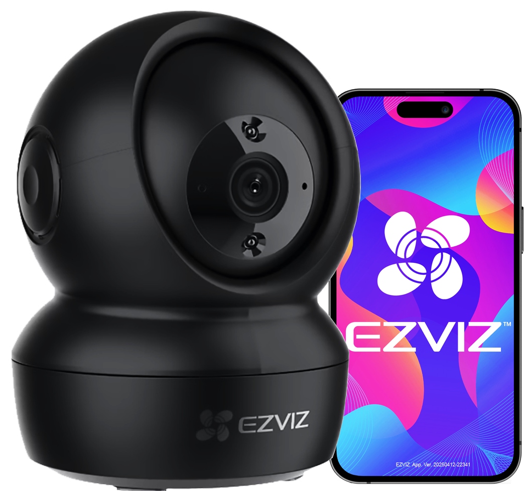 Wifi Kamera Ezviz C6N Full Hd 1080p Otočná Vnitřní Chůvička Černá