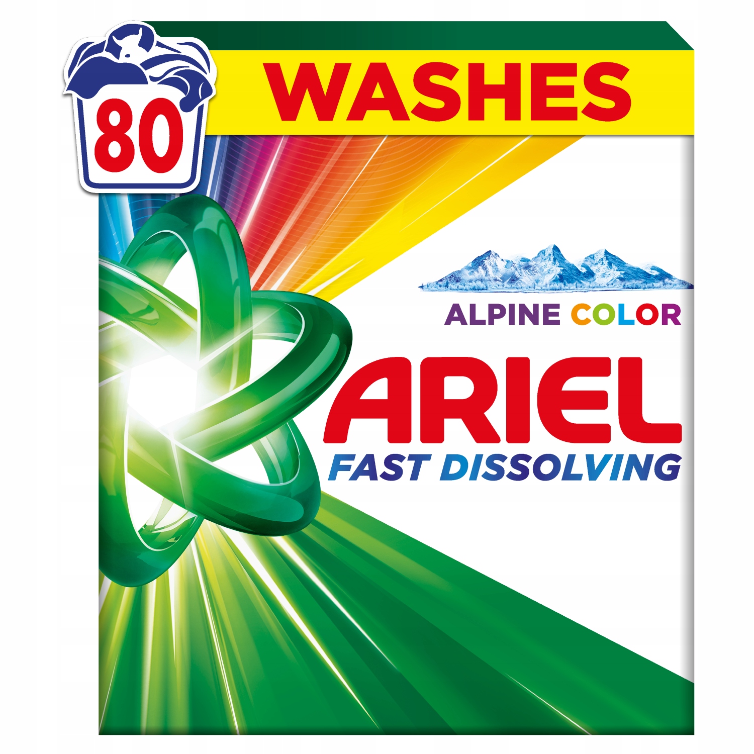 Ariel Alpine Color Proszek Do Prania kolorów, 4.4 kg, 80 Prań