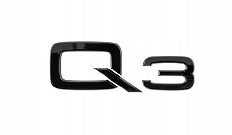 Audi Q3u F3 Емблема Значек Крышка Зад. Черный