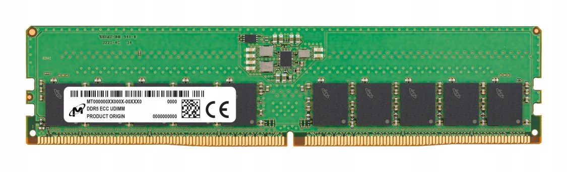Micron DDR5 5600Mhz 16GB×2 SODIMM Micron 16GB DDR5-5600 ECC SODIMM 1Rx8 CL46