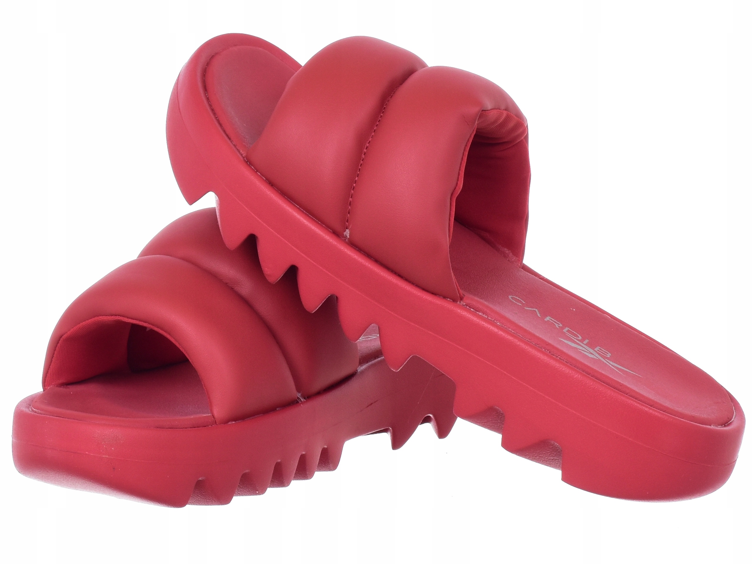 Nazouváky Reebok Cardi Slide HP2219 červeno-jahodové