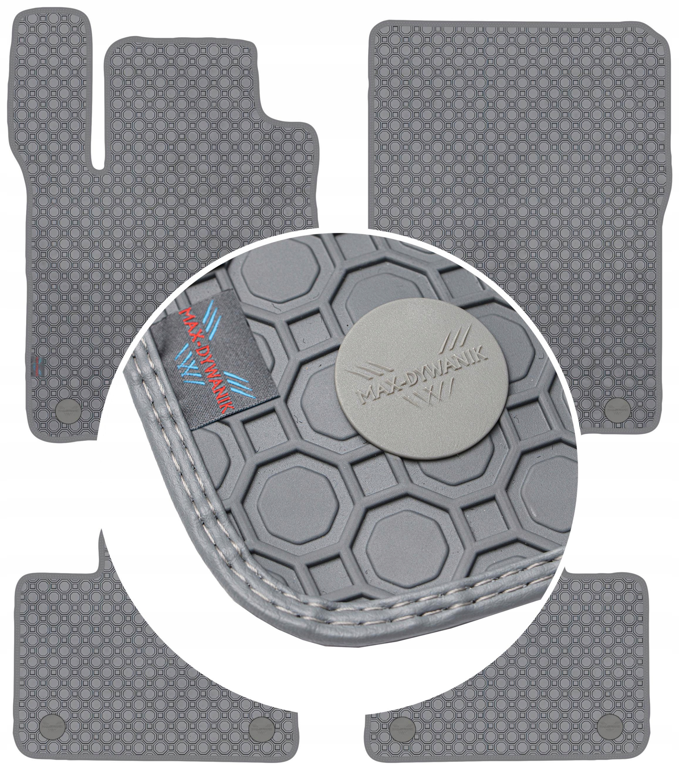 Mercedes Gle W166 2015-2019 Koberce Popielate