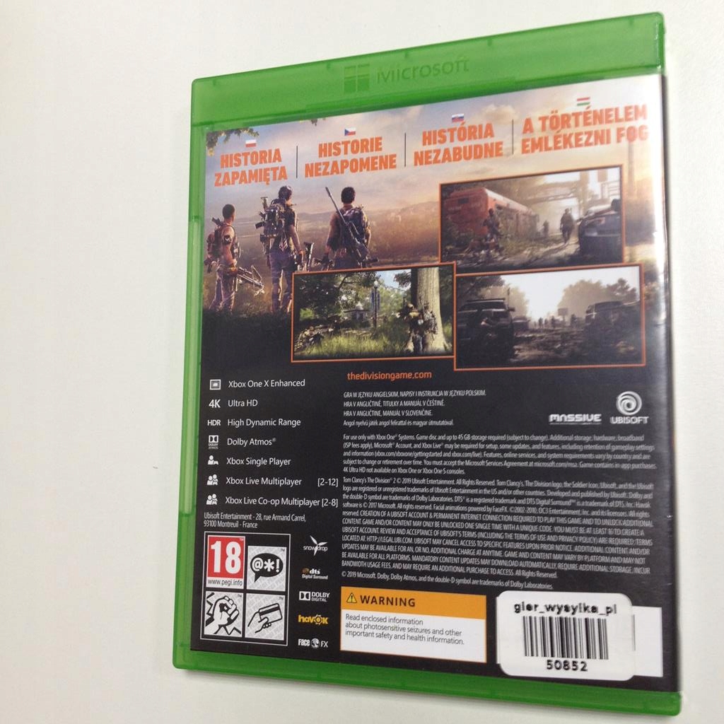 Division 2 XOne 3xPL Producent Ubisoft