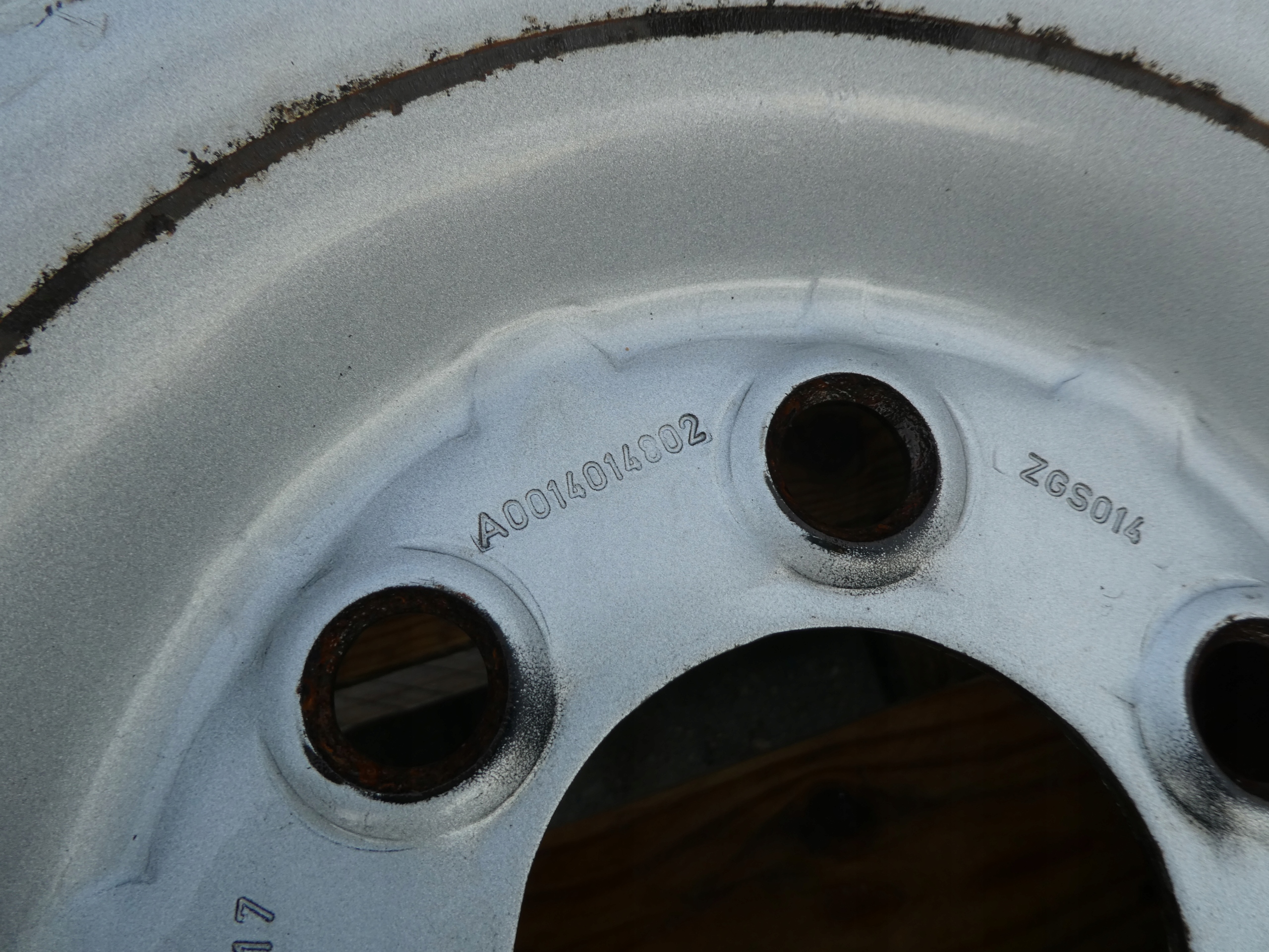 4X discs metal disc MERCEDES SPRINTER CRAFTER A0014014802