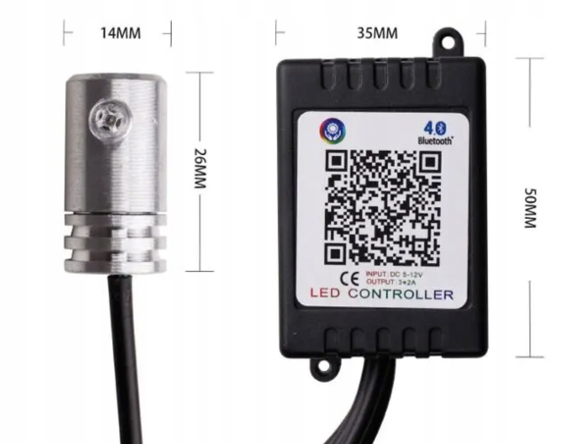 LEDY DO SAMOCHODU AUTA TAŚMY PASKI LED RGB 6m Producent bez marki