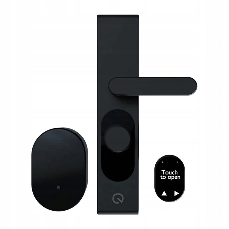 Shelly Loqed Touch 2S Zamek Do Drzwi Czarny Wi-Fi Bluetooth Pin Bez Kluczy