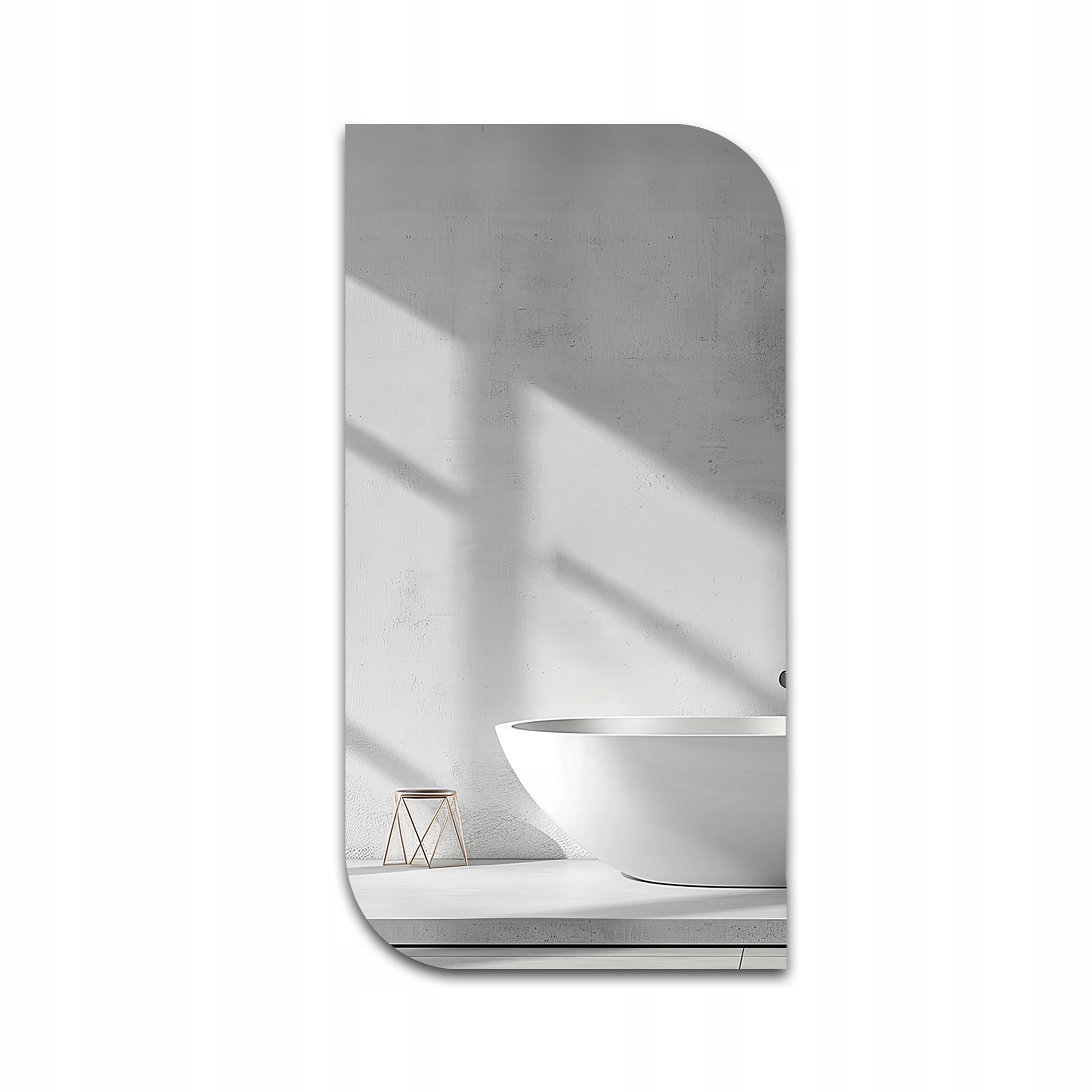 Zrcadlo nepravidelného tvaru Slzička 60X150 cm nástěnné