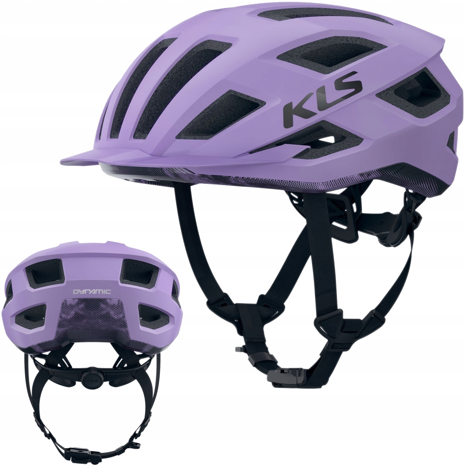 Cyklistická Přilba Kellys Dynamic II M/L 55-58 cm Lilac Purple na kolo