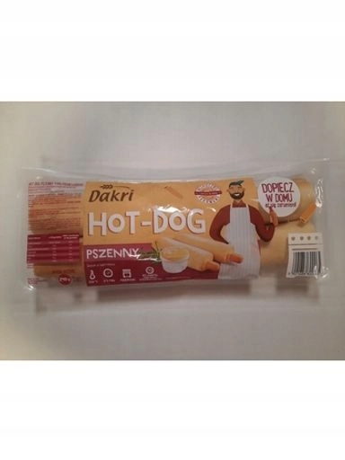 5x Hot dog houska grahamová 240g (4x60g) Dakri