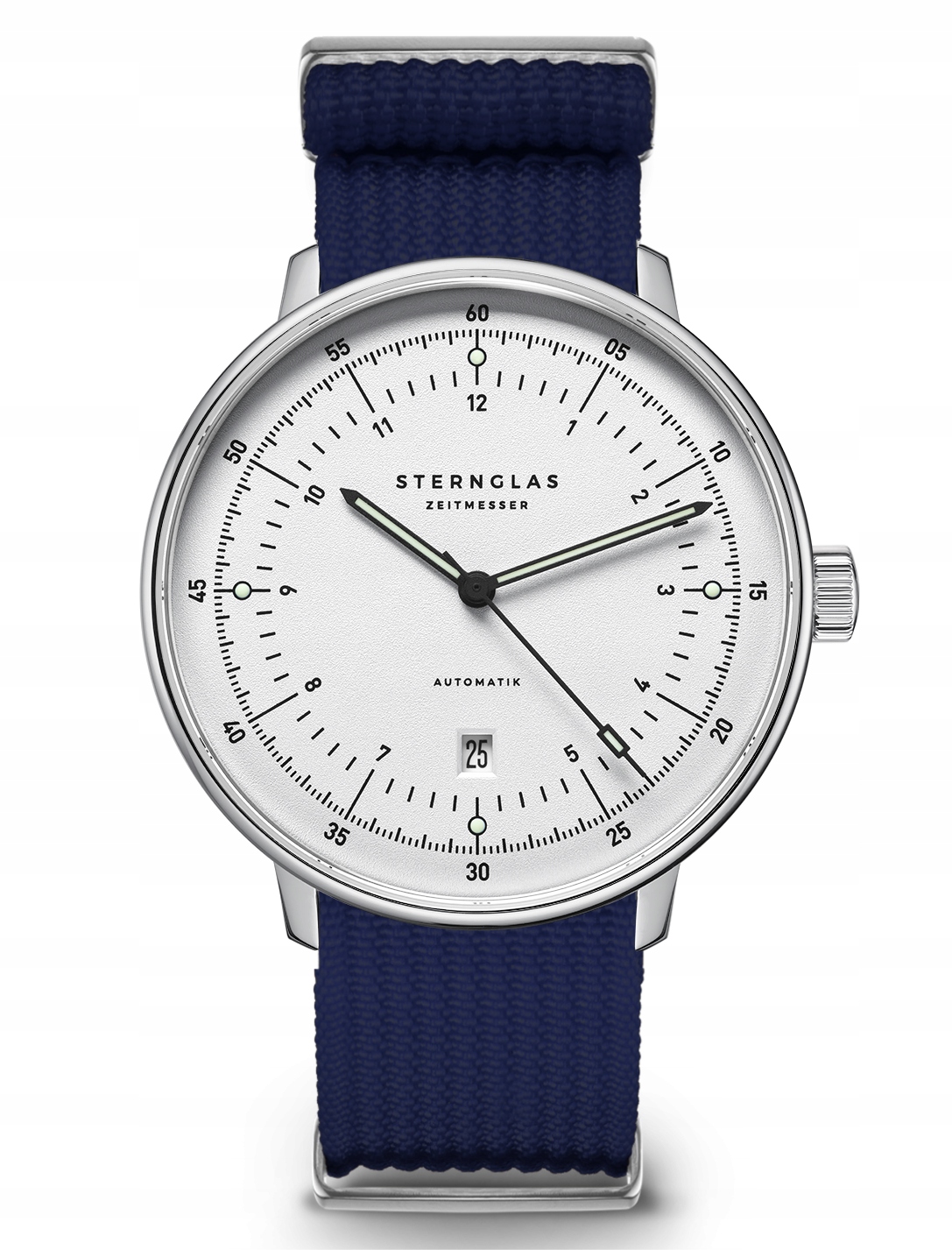Nové Originální Pánské hodinky Sternglas Hamburg S02-HH47-FI07 Automatik