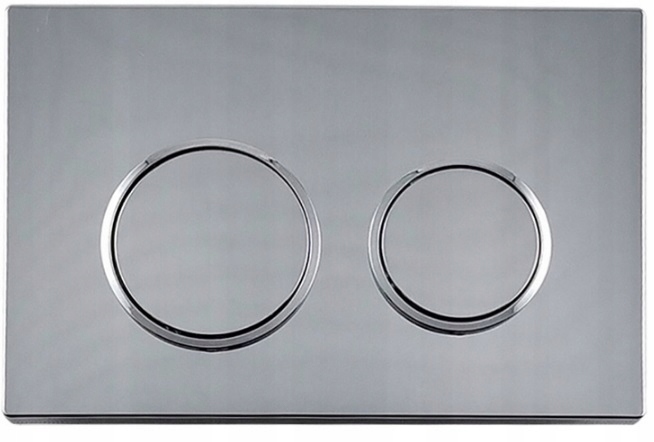 Splachovacie tlačidlo na Wc Bella chrómové, lesklé, pre stojan Geberit Omega