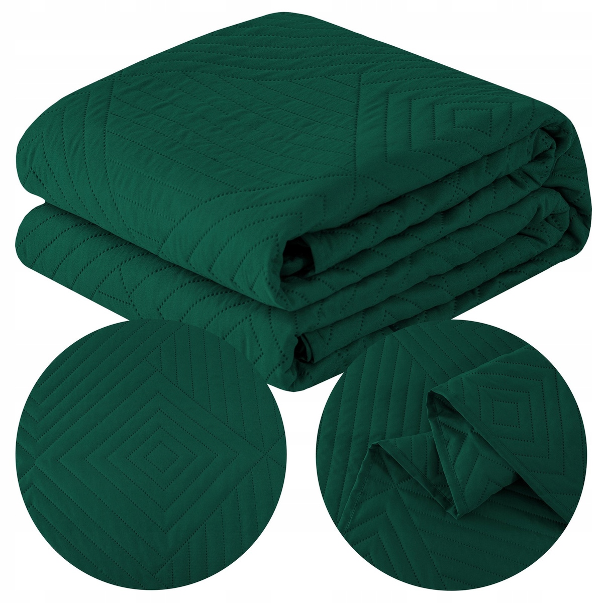 Přehoz 200x220 kapa pléd na postel lisovaný jednotné mikrovlákno Zeynep