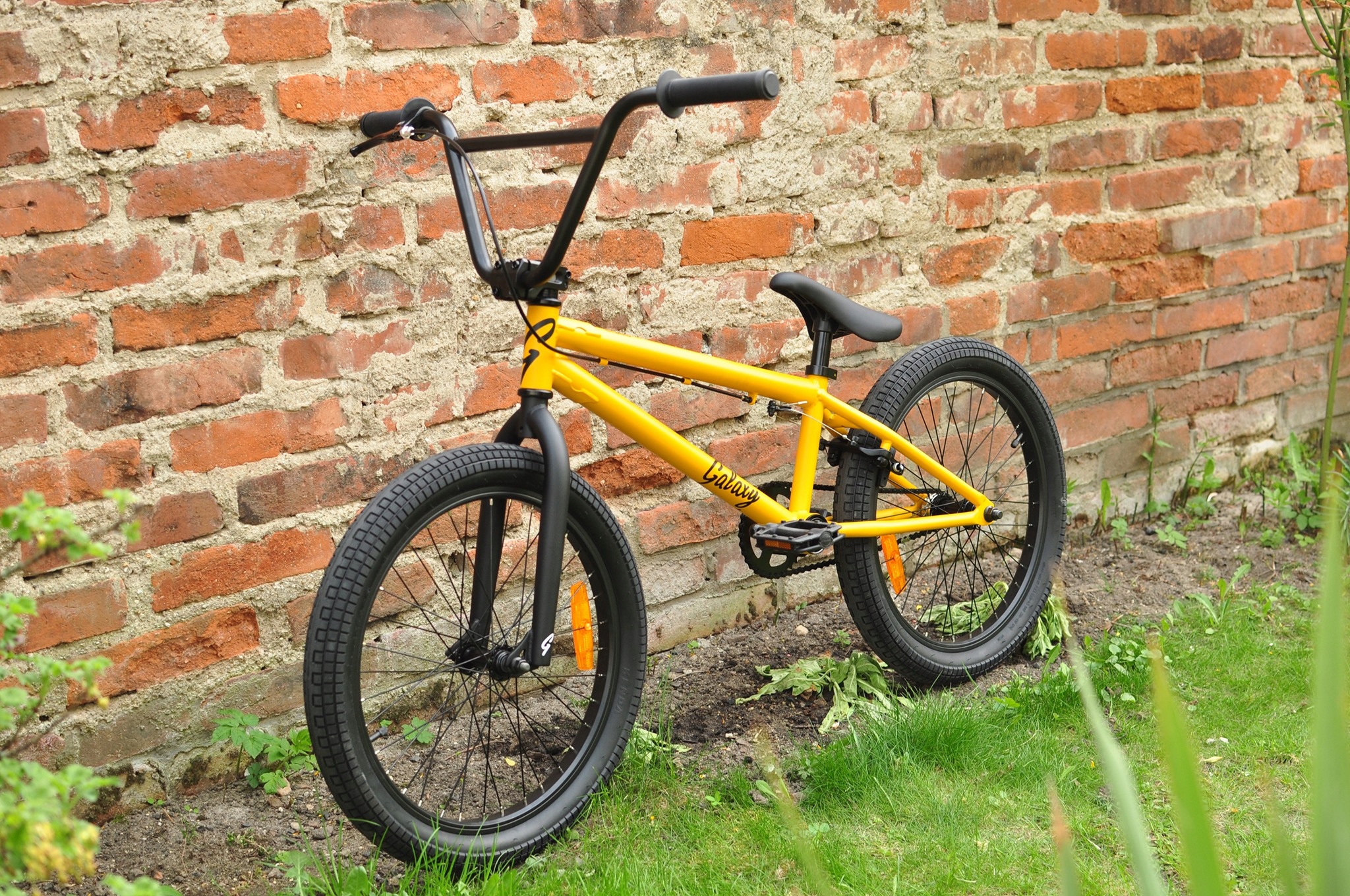 BMX GALAXY EARLY BIRD U-break żółty wyczynowy S200070 Model Early Bird