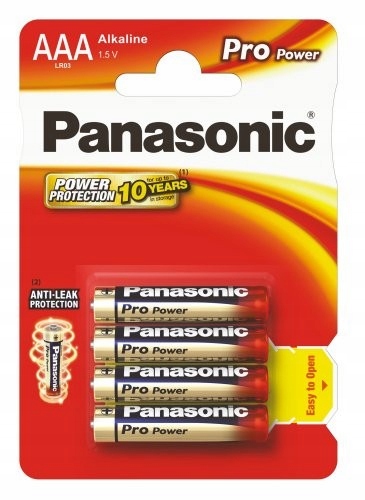

Baterie Panasonic Pro Power Gold Aaa 4 szt.