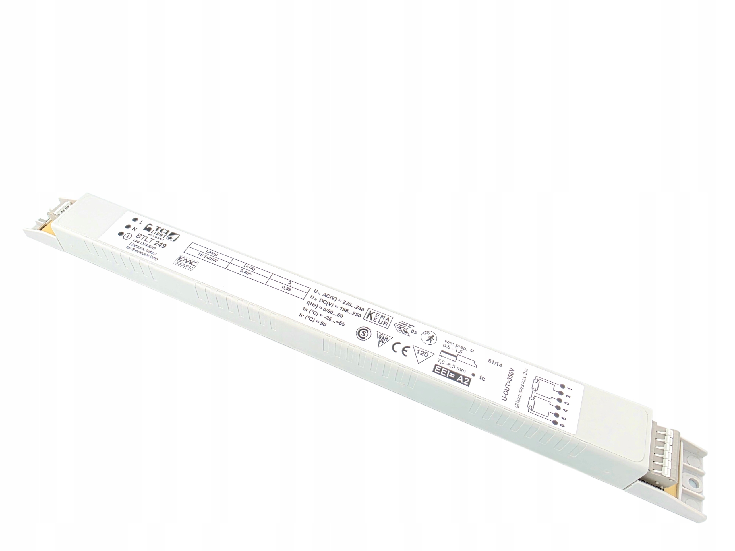Statecznik elektroniczny TCI BTLT 249 T5 2x49W