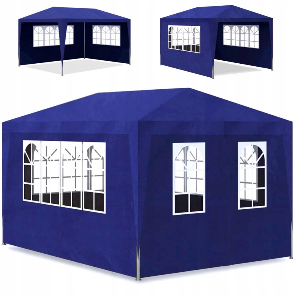 Záhradný pavilón Pe 3x4 m Altana 4 steny okna Obchodný Stan