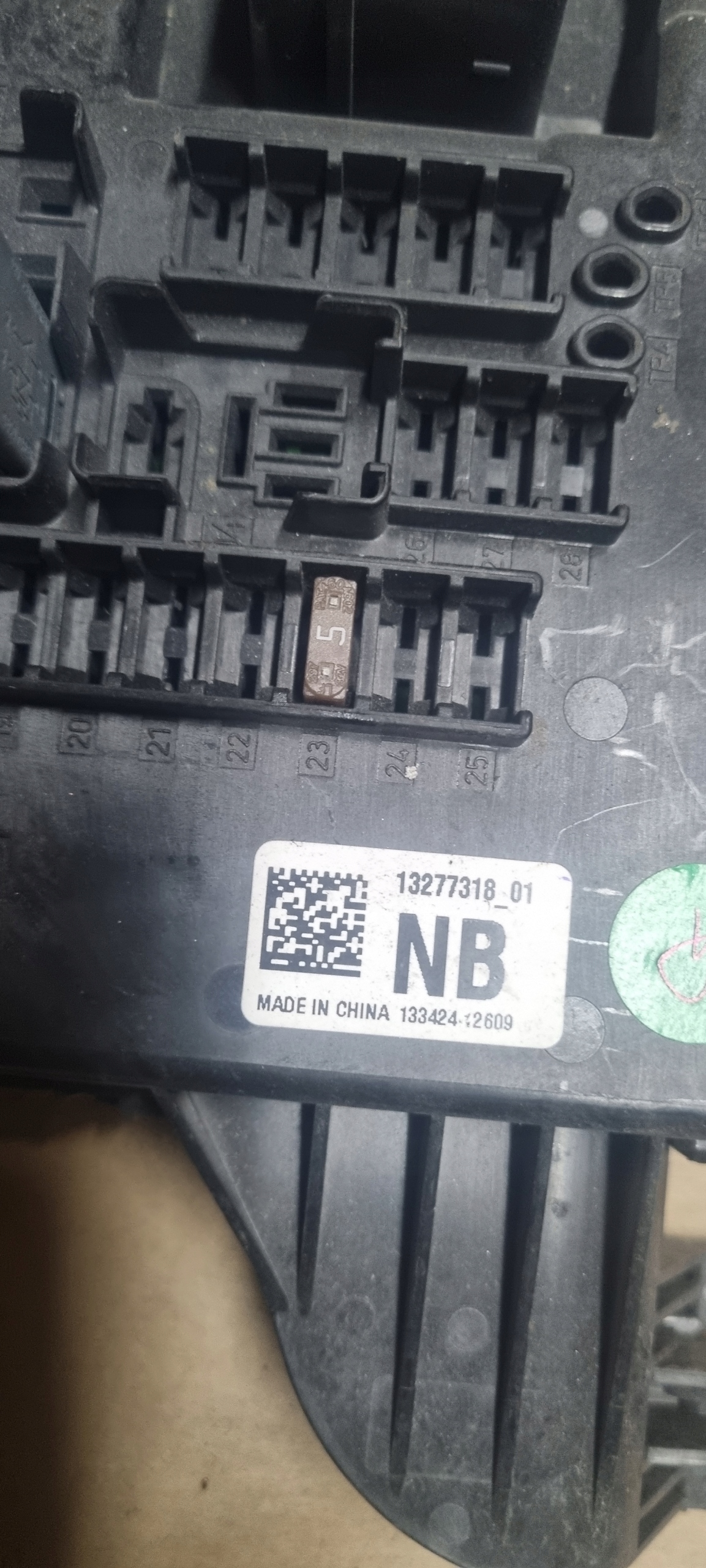 Module fusibles 1327731801 opel