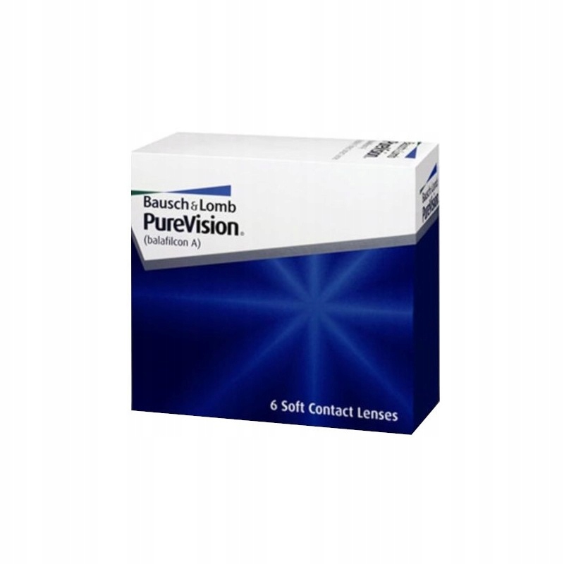 

Soczewki miesięczne PureVision 6szt Bc 8.6mm