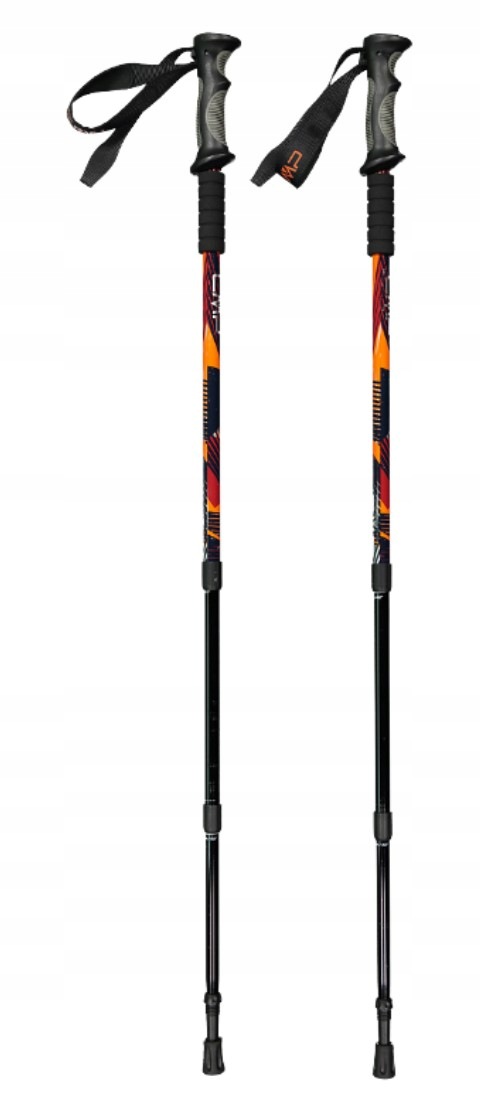 Cmp Trekingové hole Bern Trekking Poles černo-oranžové 3B36297 C905
