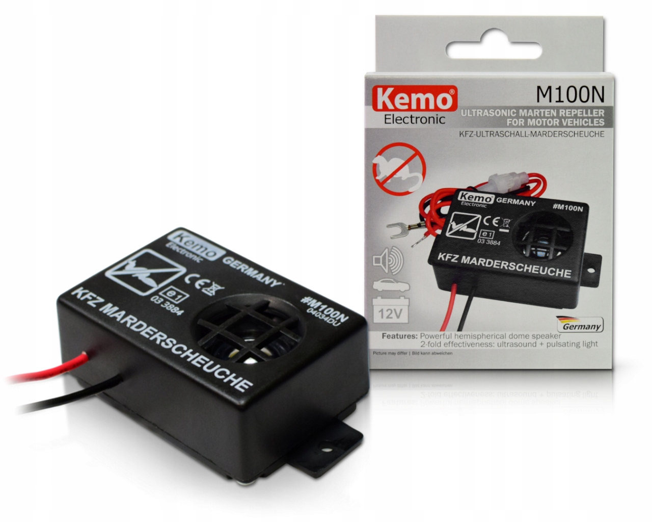 

Odstraszacz Kun Gryzoni Kemo M100N 110dB 23Khz