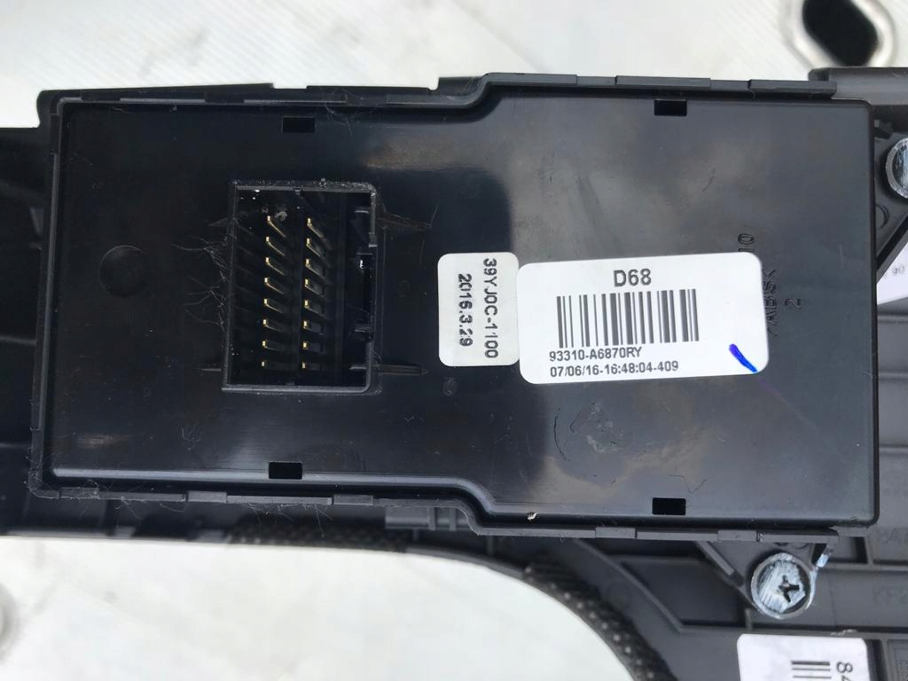 Hyundai i30 II Panel Regulacja luci