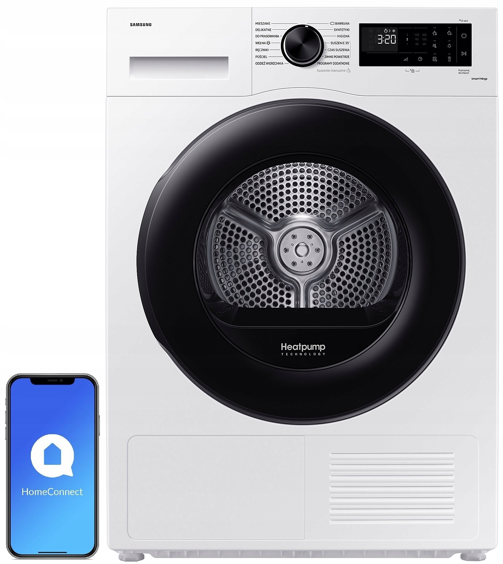 Suszarka do ubrań Samsung DV80CGC2B0AE