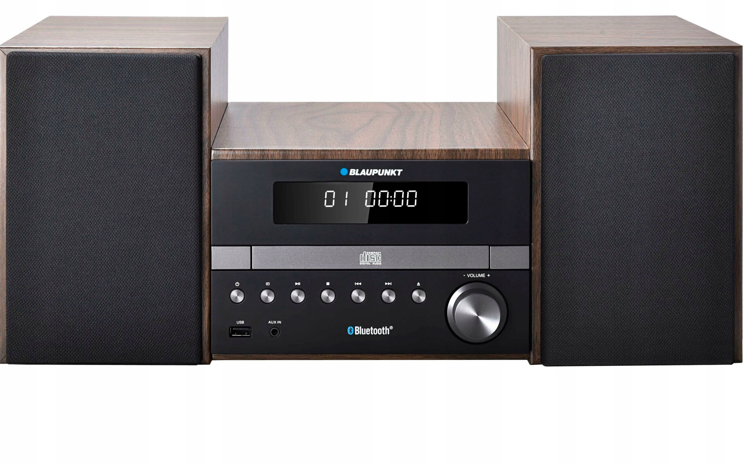 Blaupunkt MS46BT mikro věž Dřevo Design Bluetooth CD Usb MP3 rádio Fm