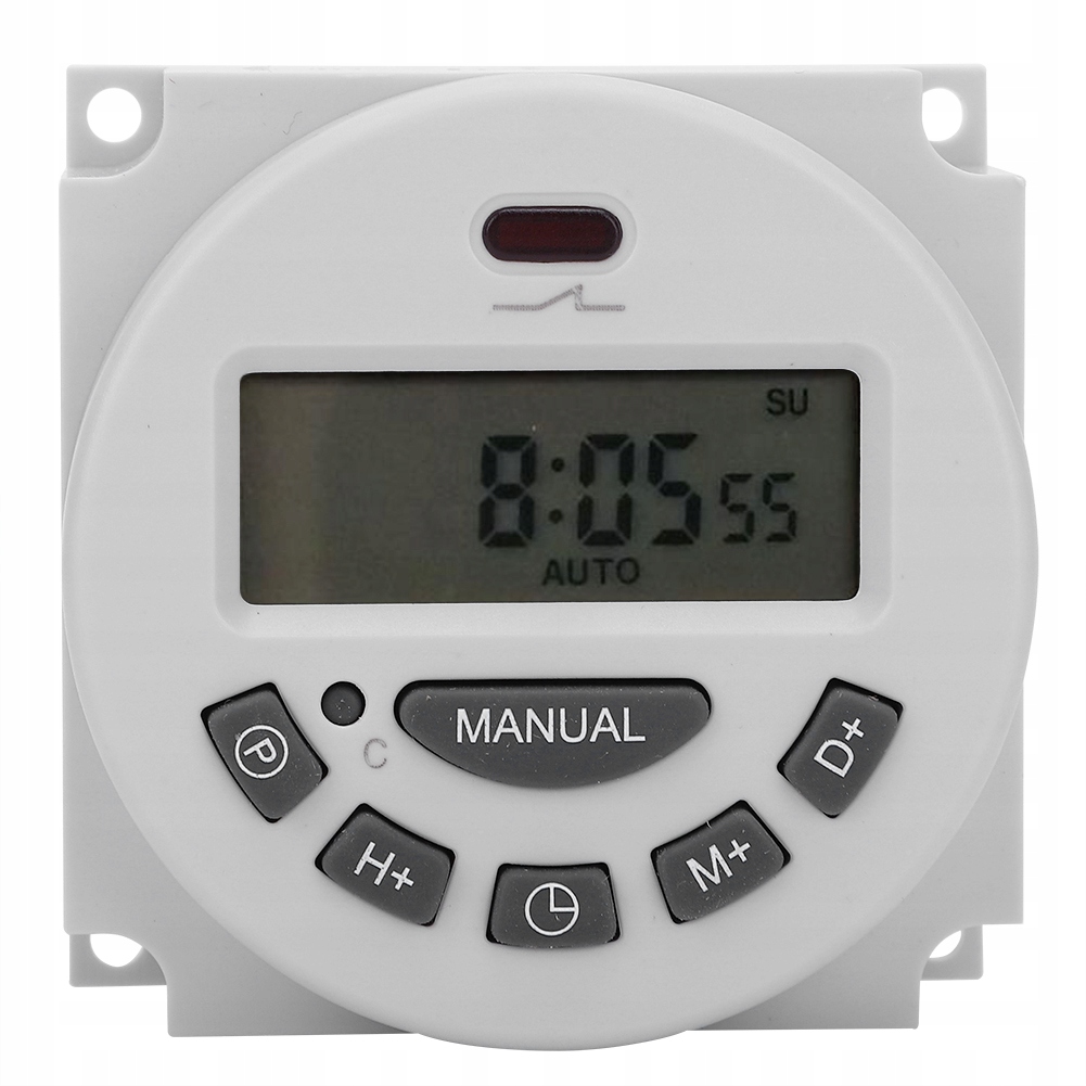 TIMER WŁĄCZNIK PROGRAMATOR CZASOWY LCD CYFROWY CN101A L701-12V 16A
