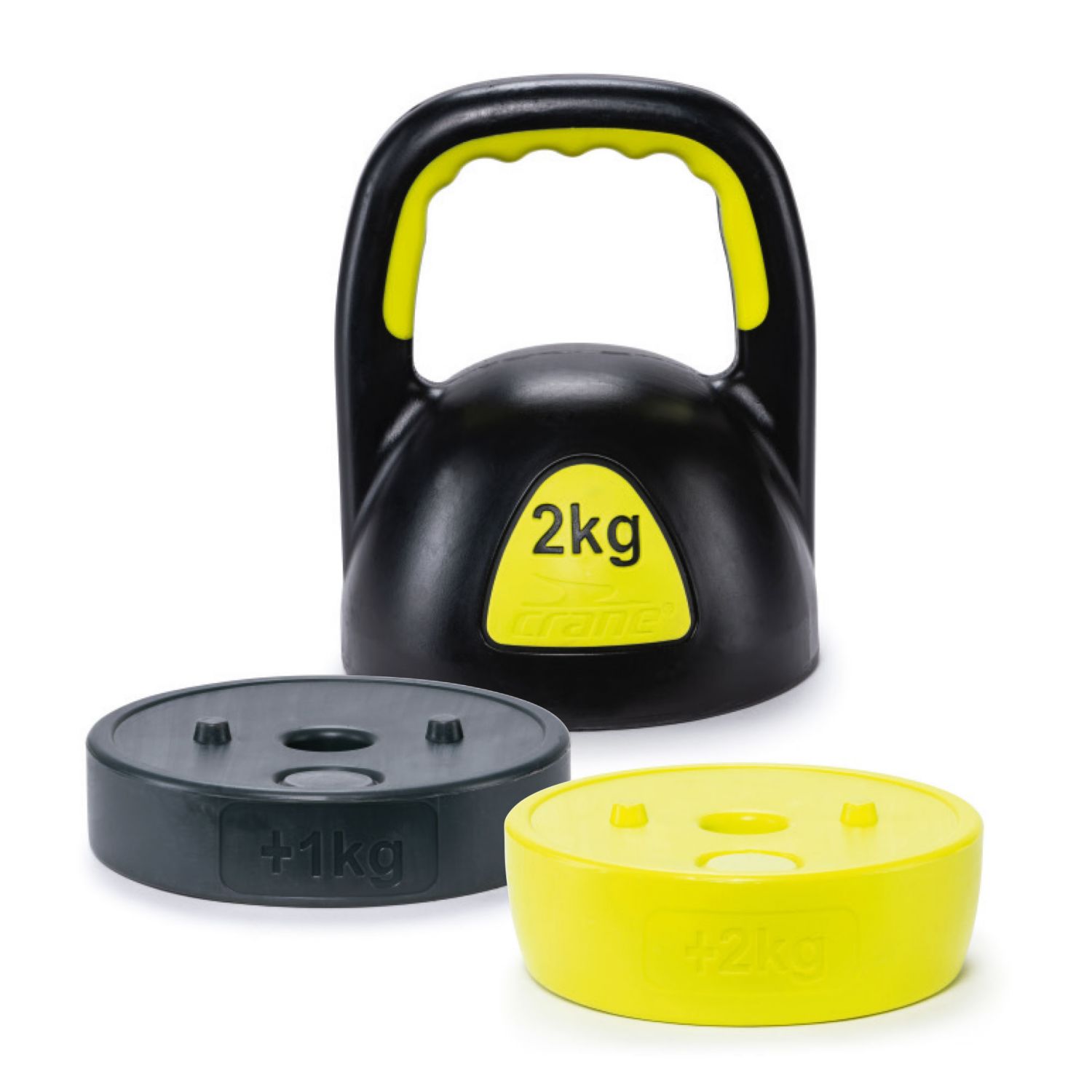 Kettlebelle ciężarek regulowany CRANE 5 kg czarny EAN (GTIN) 4061462198335