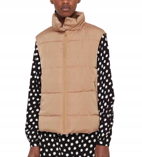 Yas Vesta Hnědý Prošívaný Rozepínací Pro Každodenní Nošení S K2F