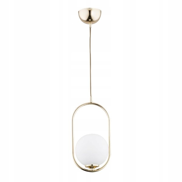

Lampa wisząca złota klosz kula Cordel Polski Alfa
