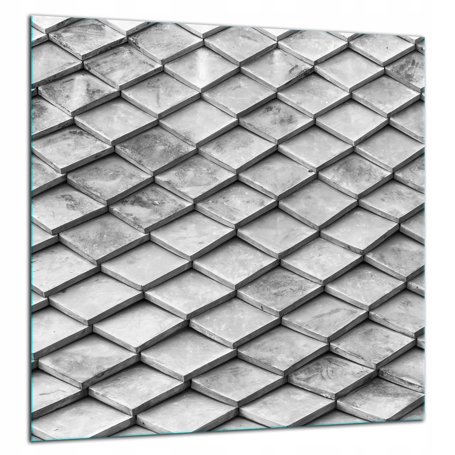 Skleněná Ochranná Deska Panel Lepidlo 60x65 Vzor