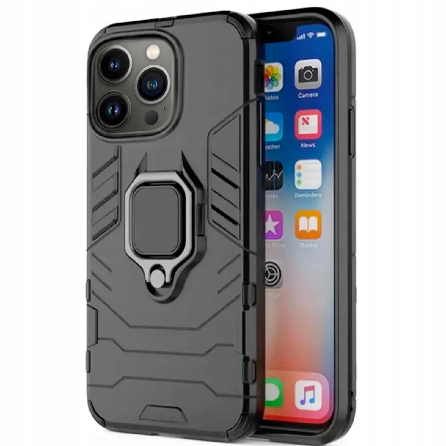 

Etui Pancerne Do Iphone 13 Pro Obudowa Holder Ring