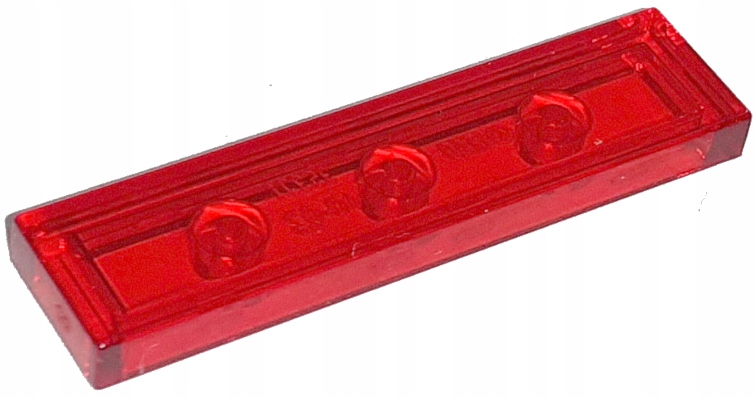 

Lego 2431 Tile 1x4 Trans Red 1 szt. Nowy