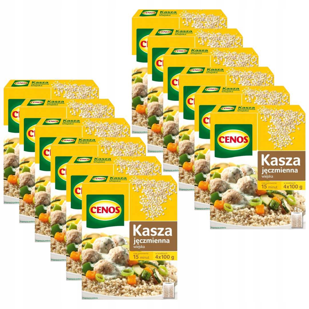 Levně Ječná krupice Cenos Country 400 g (4 x 100 g) x 12 kusů