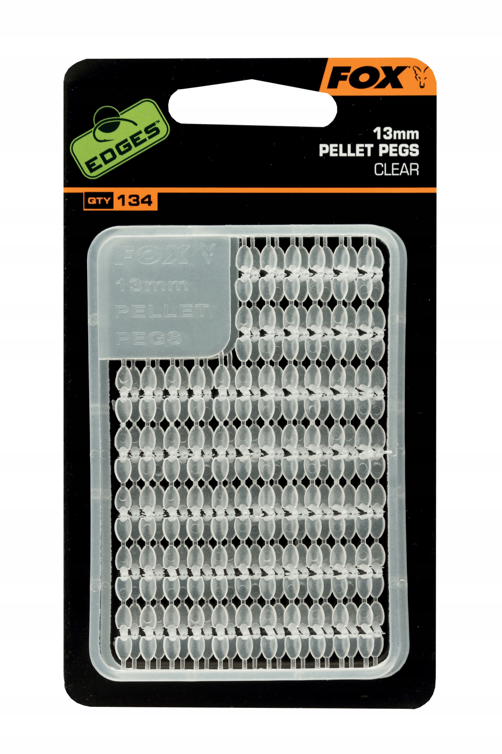 Stopery Do Pellet Pegs Fox 13mm 134szt Clear