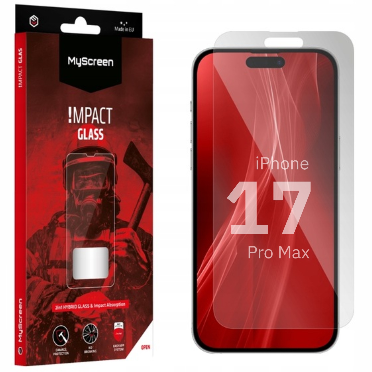 Sklo pro Apple iPhone 17 Pro Max 6.9" MyScreen Impact Glass