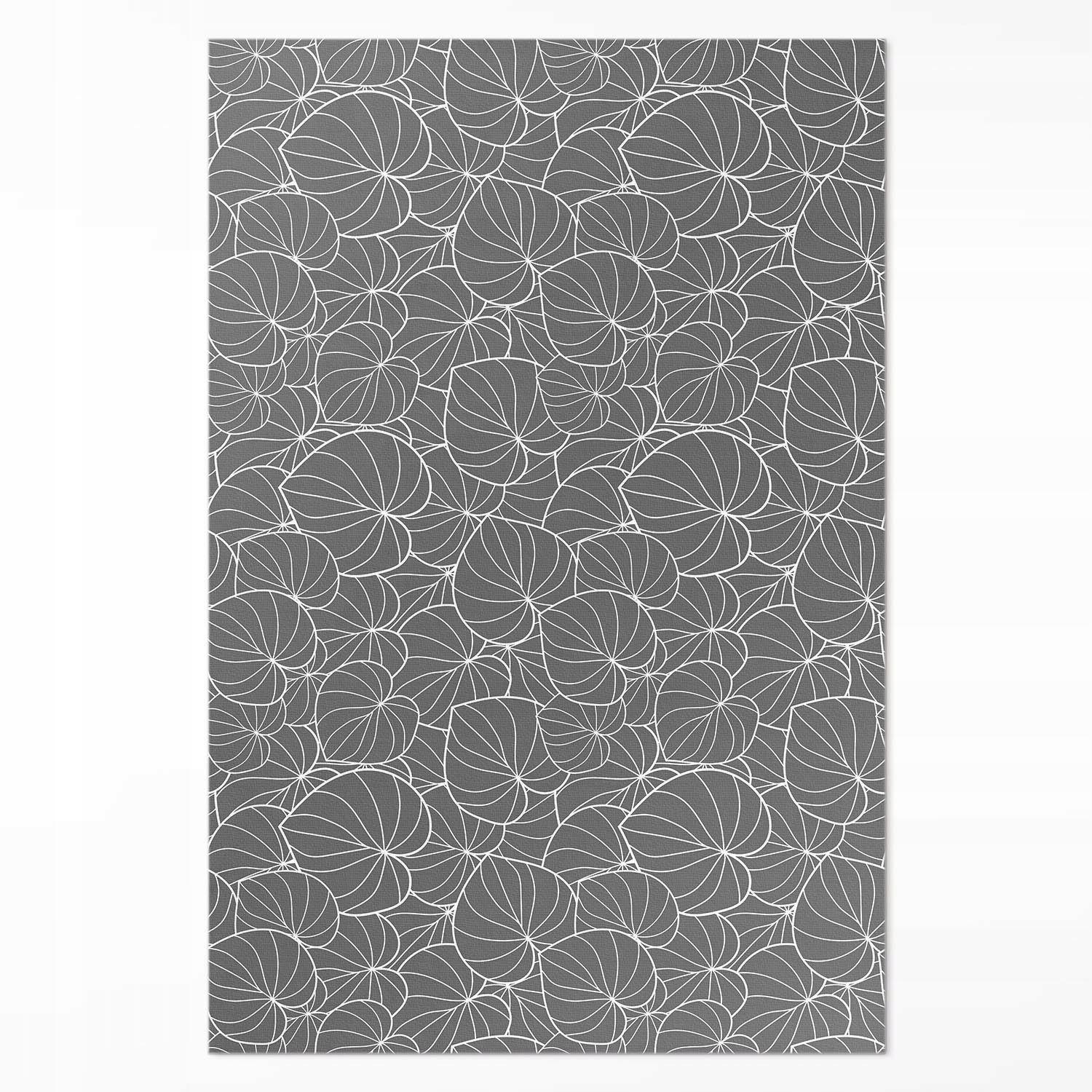 Dekorativní Koberec Vinyl Loftový Lineární listy boho design 150 x 225 cm