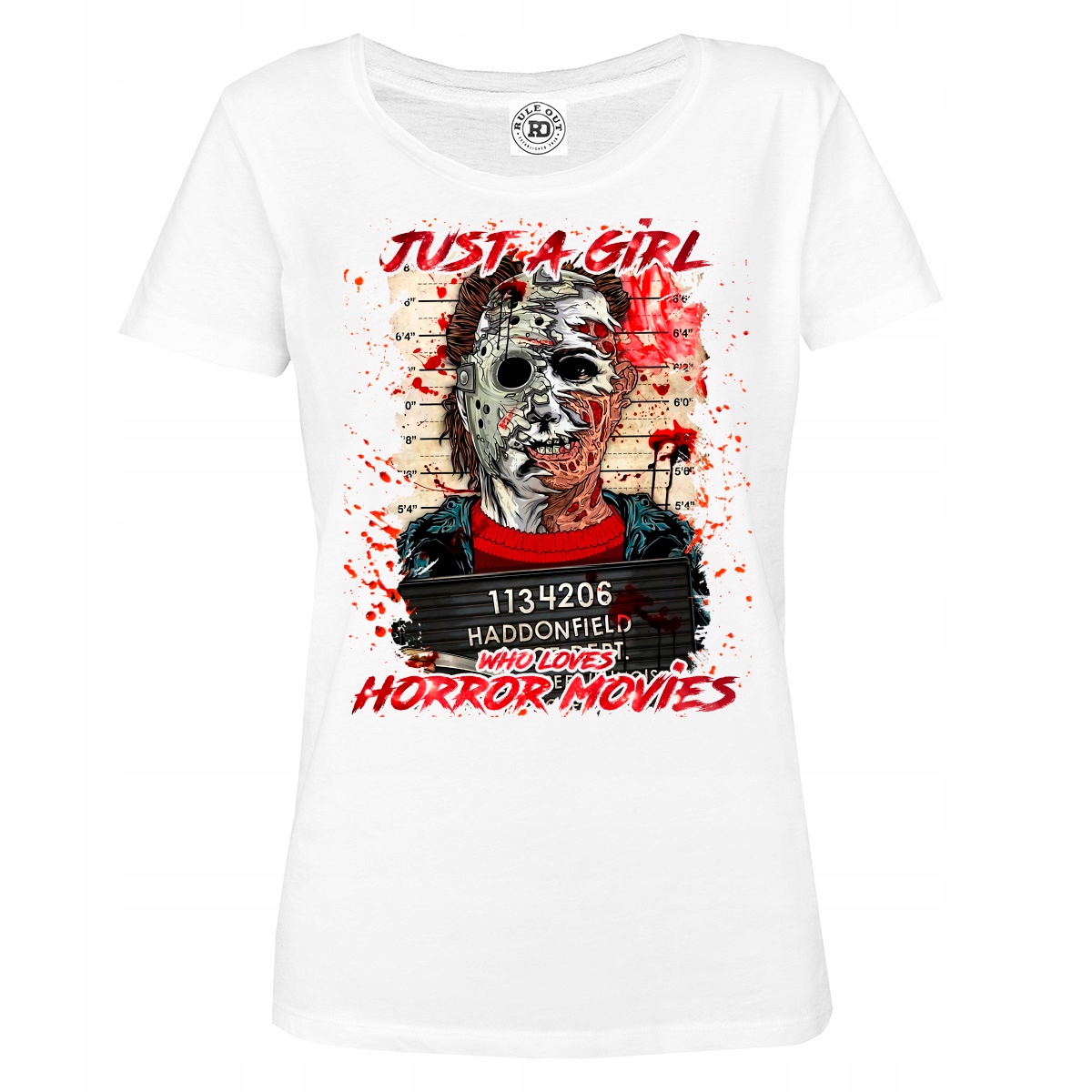 

Damska Koszulka Filmowa Halloween Horror Movies