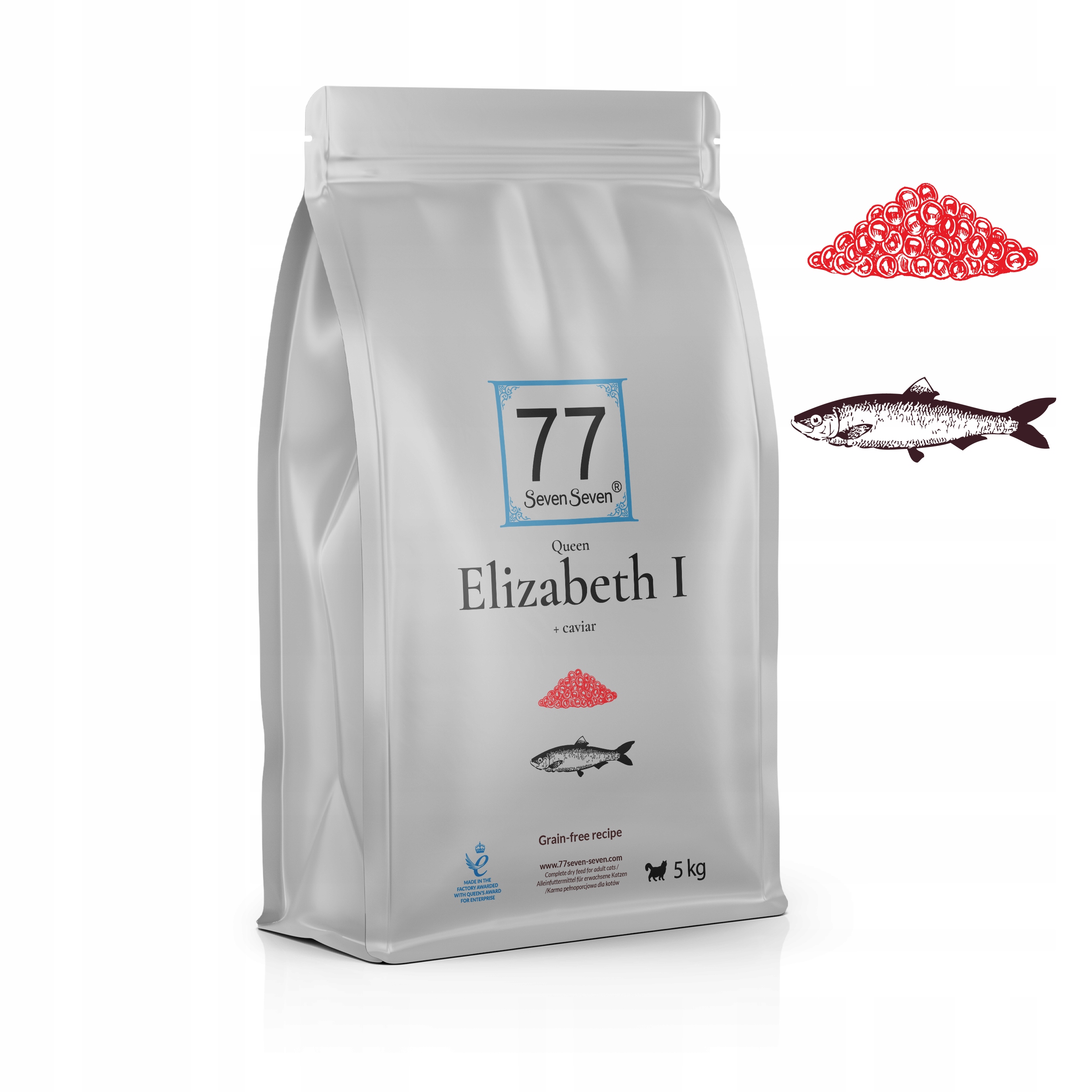 Elizabeth I 5kg z rybą i kawiorem 77 Petfood