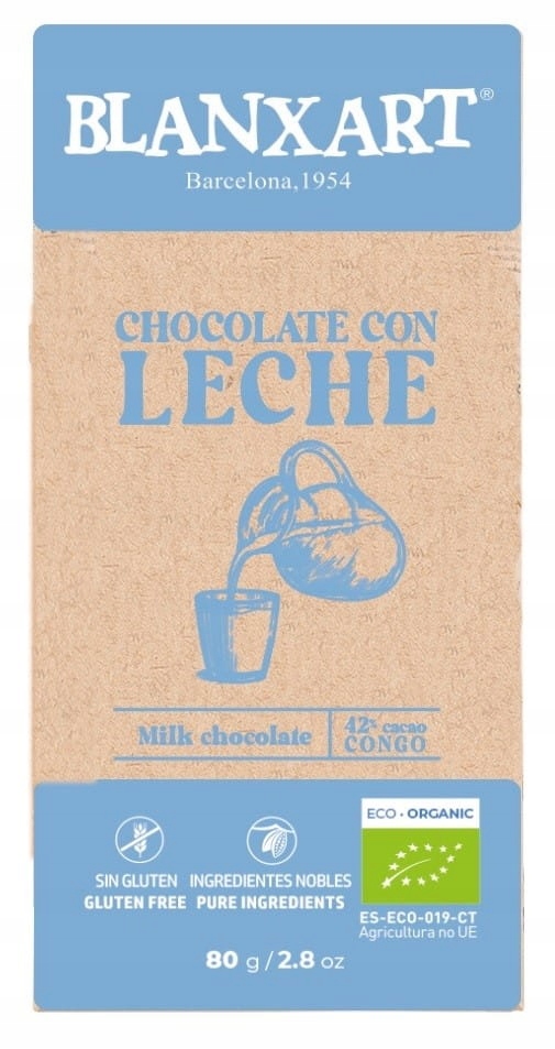 Levně 3x Čokoláda 42% Kongo Bez Lepku Bio 80 g