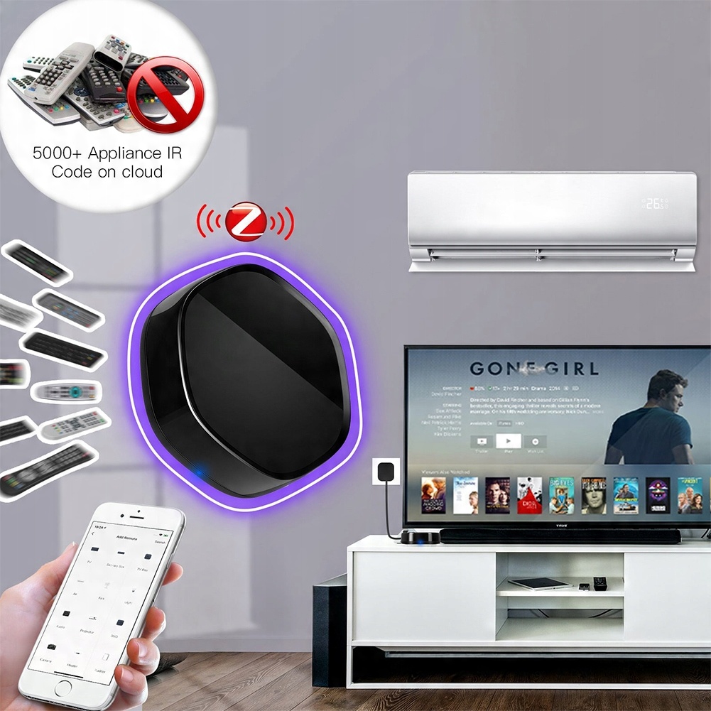 

Bramka WiFi ZigBee z pilotem na podczerwień 38K